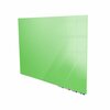 Ghent 48"x96" Magnetic Glass Dry Erase Board, Green, Dry Erase Height: 48" ARIASM48GN